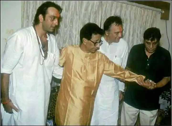 Shiv Sena supremo Bal Thackeray played a huge role in securing Sanjay’s release from prison.