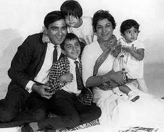 Dutt Sahab with his family. 