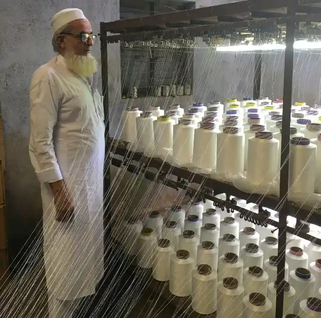 Hanif Nathan now has only four workers left in the 52-year-old power loom that was started by his father. 