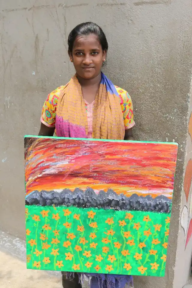‘Usually, when we work with children from a cosmopolitan background, there is a lot of unlearning that happens because we are all bogged down by pre-conceived notions. But that is not the case for these children,’ said Aishwarya.