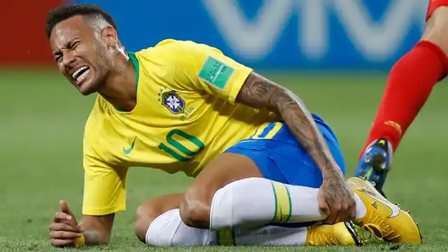 Neymar netted two goals for Brazil in their five matches.