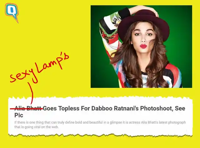 Alia Bhatt.