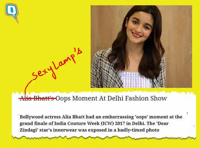 Alia Bhatt. 