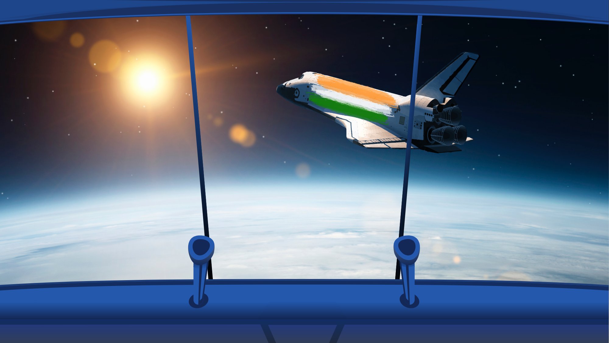 Are you ready for a quick space travel? Get in this desi spaceship to explore India’s starry achievements.&nbsp;