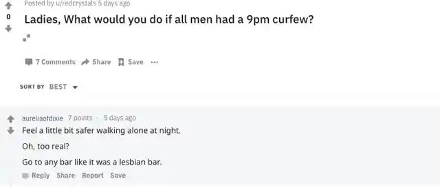The question was posed to reddit users as well.