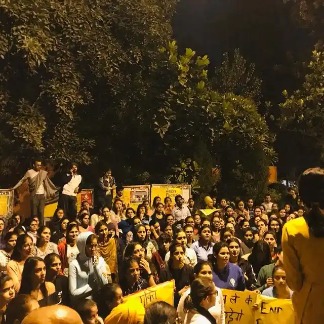 The students have been protesting since 29 October. 