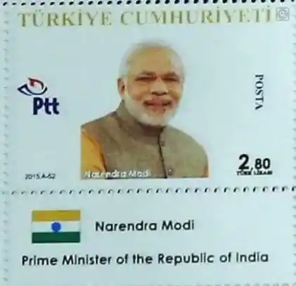 A message doing the rounds on social media claims that Turkey has issued postage stamp of Narendra Modi for being world’s greatest leader.