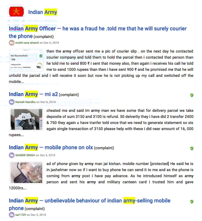 Olx Online Fraud Thriving Fraud Uses Aadhaar Army Id Cards To