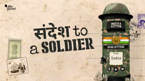 Have a ‘sandesh’ for  Indian soldiers? Send a letter or read messages from fellow Indians via this interactive microsite.