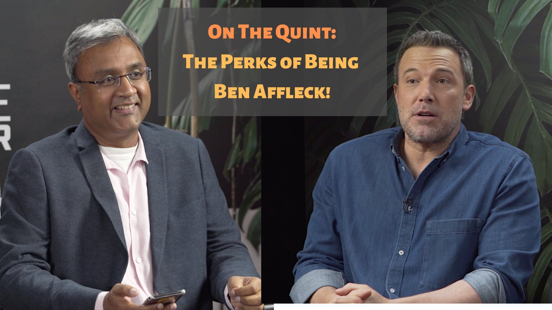 Ben Affleck On Using His Acting Skills to Get Out of a Real Mess