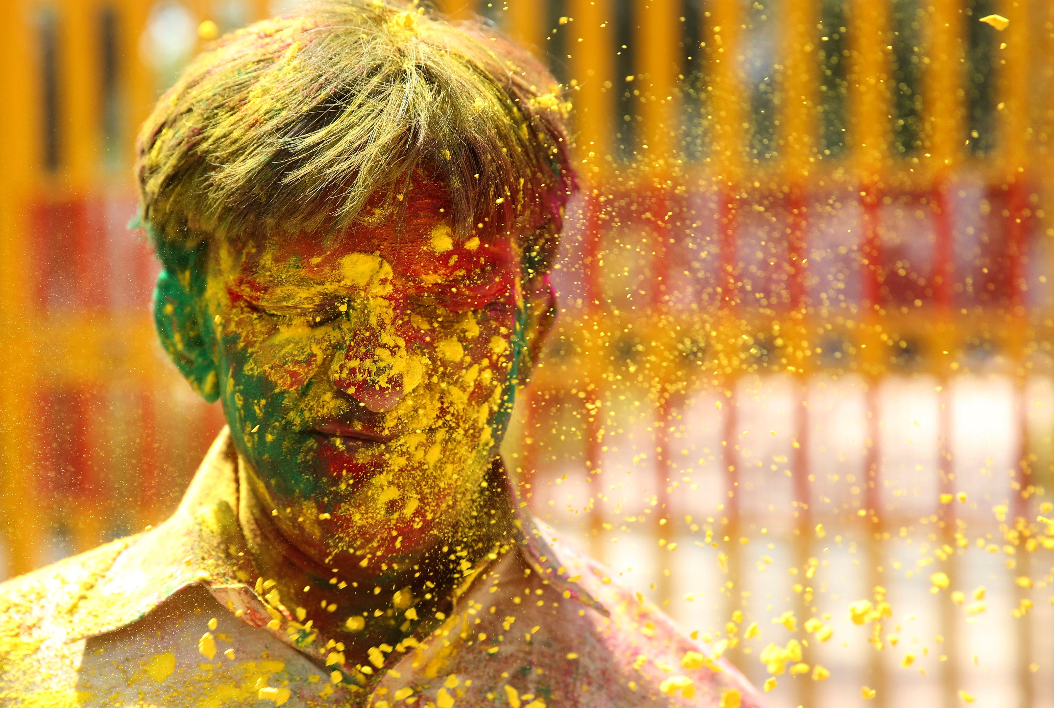 Indians celebrate Holi