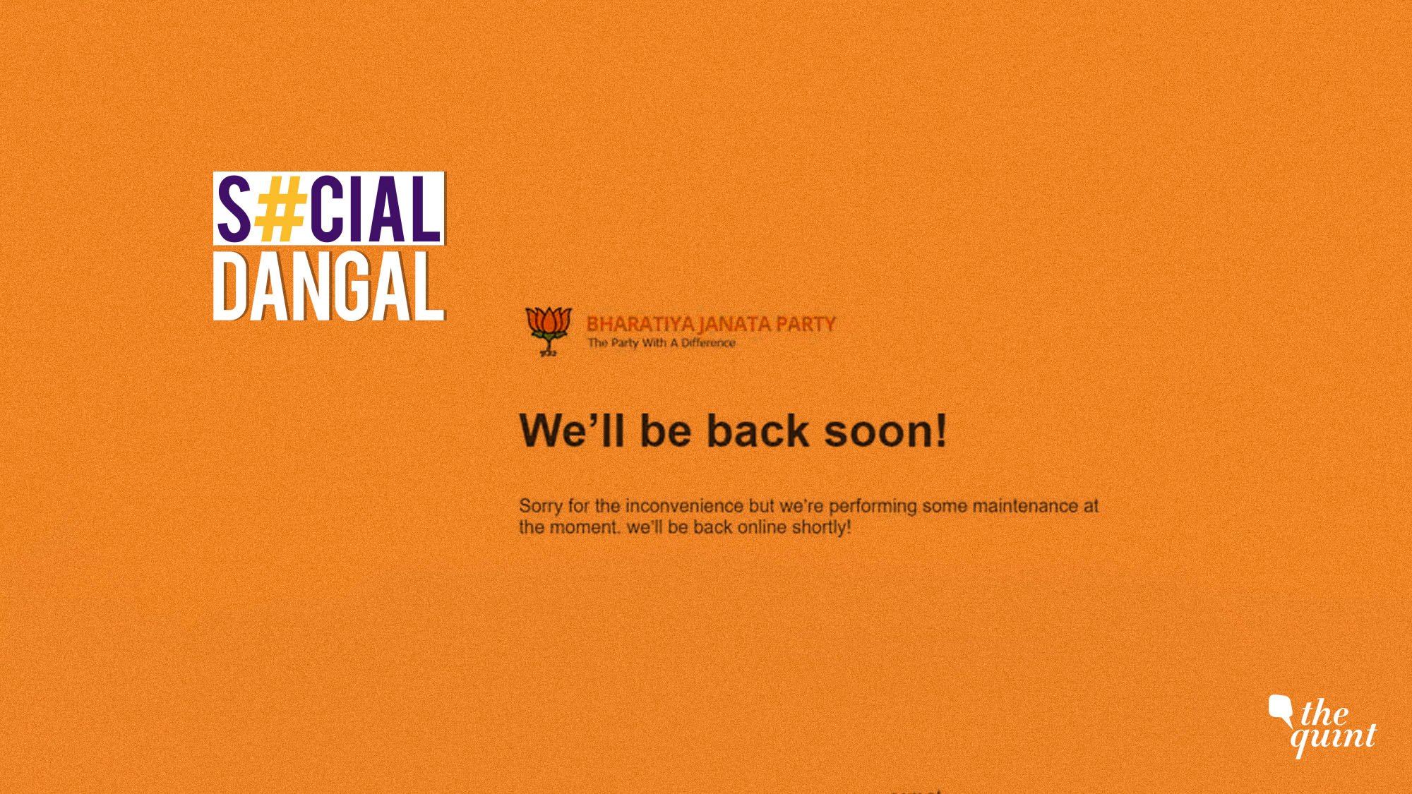 The official website of the BJP was hacked on 5 March.&nbsp;