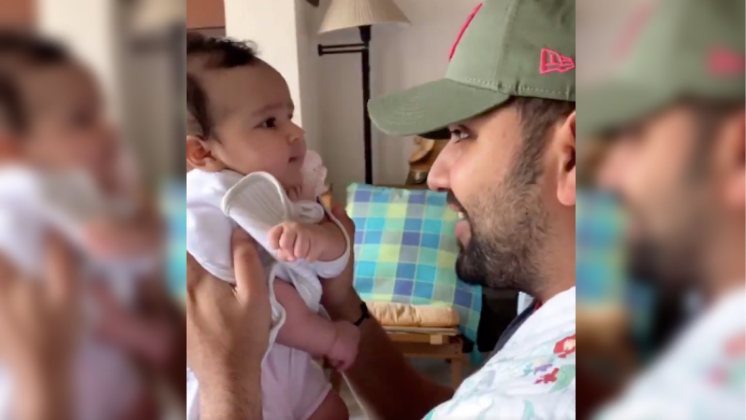 Rohit Sharma Raps for Daughter Samaira, Big B Calls it “Too Cute”