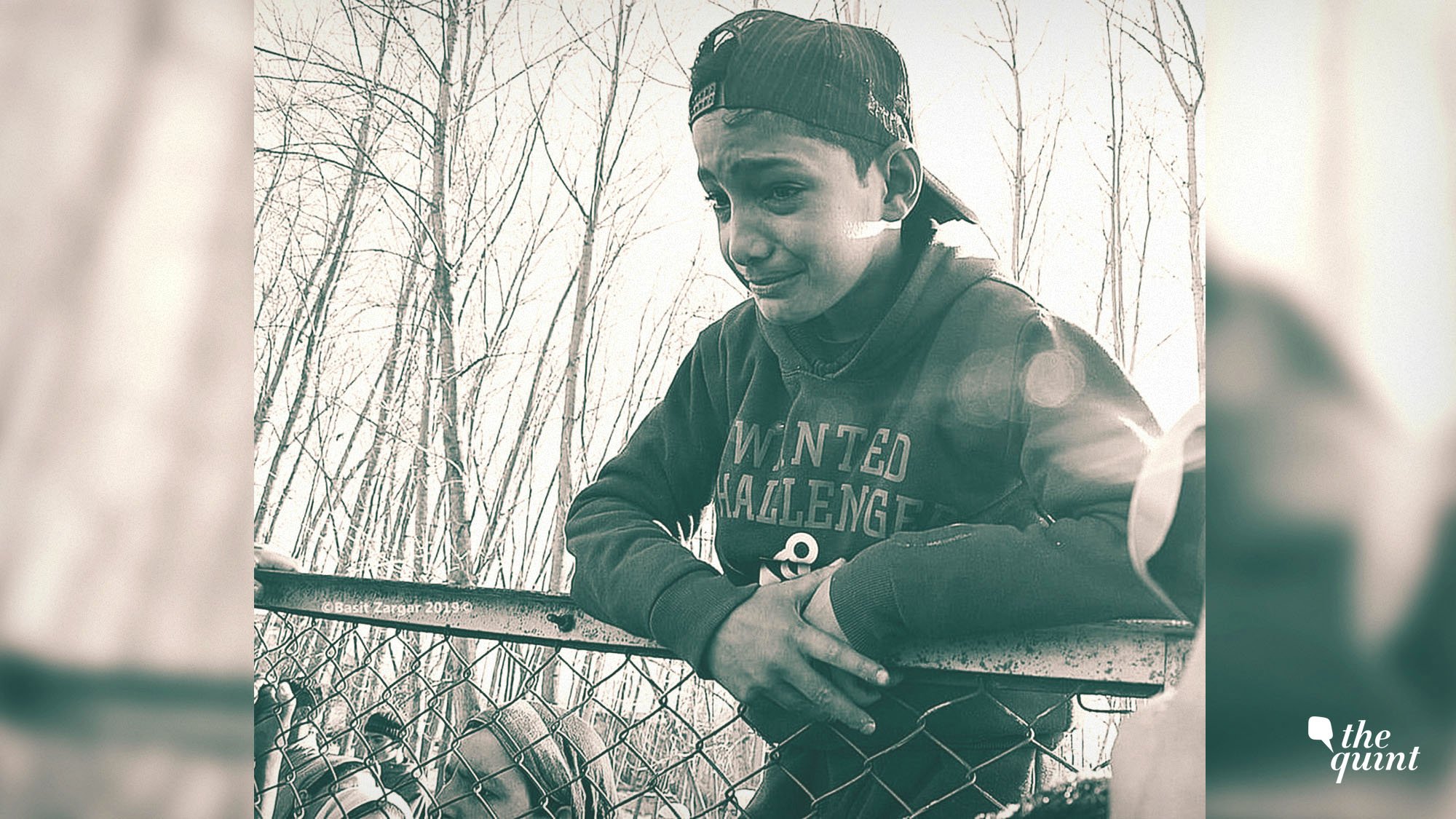 Atif Mir’s friend at the funeral procession of the 12-year-old
