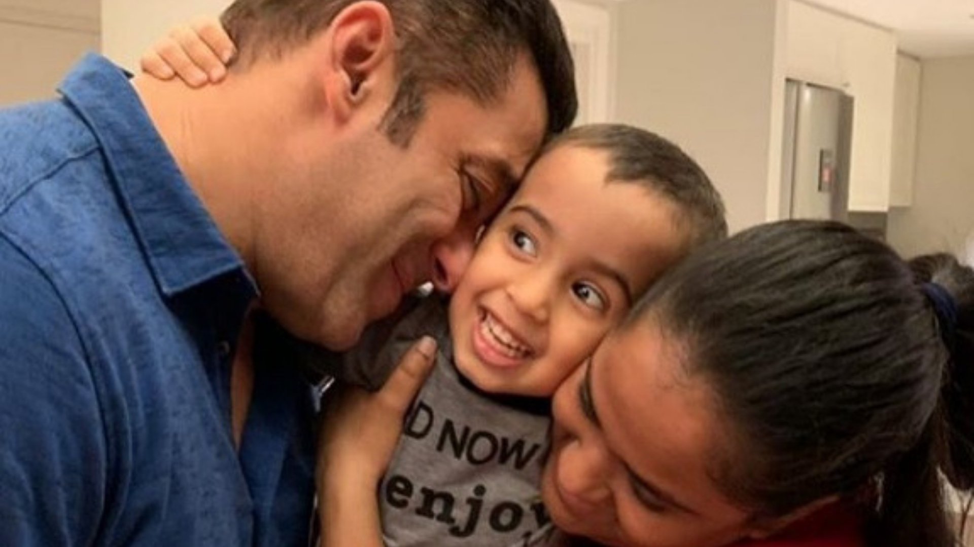 Arpita Shares Heartwarming Pic of Salman Bonding With Nephew Ahil