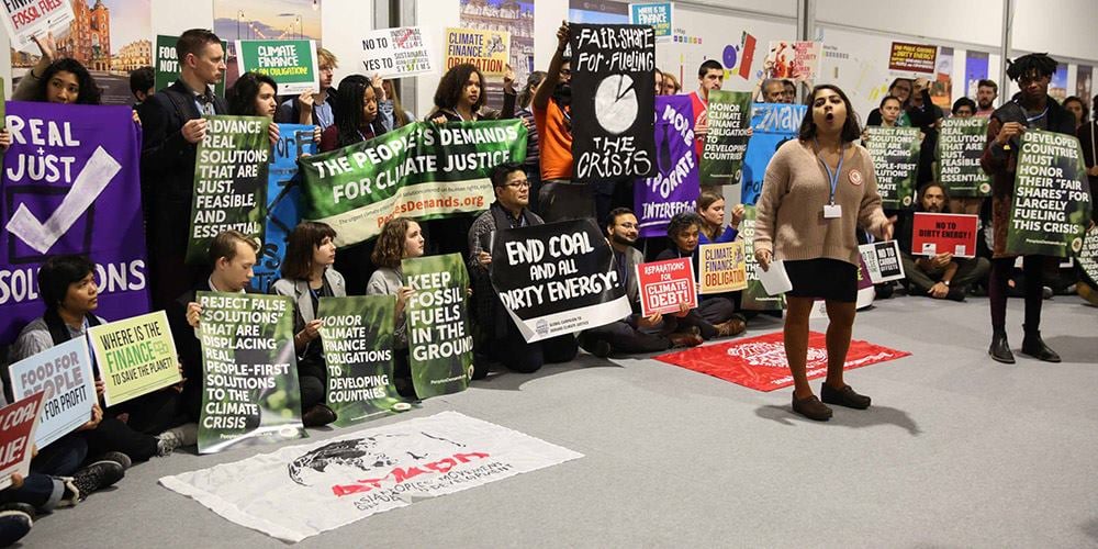 Aneesa Khan and her team at the COP24 Climate Conference inKatowice, Poland