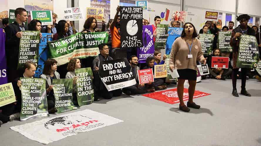 Aneesa Khan and her team at the COP24 Climate Conference inKatowice, Poland