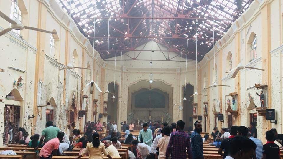 Image result for sri lanka BOMB BLAST in church