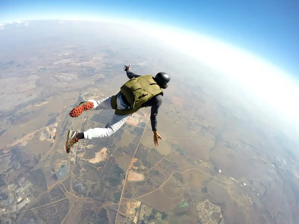 Just imagine the adrenaline rush as you free-fall when you jump off the plane