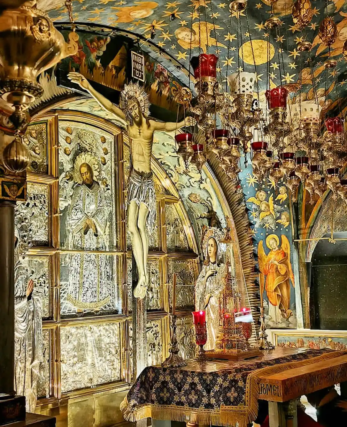 Calvary or Golgotha, the spot where Jesus of Nazareth was believed to have been crucified.