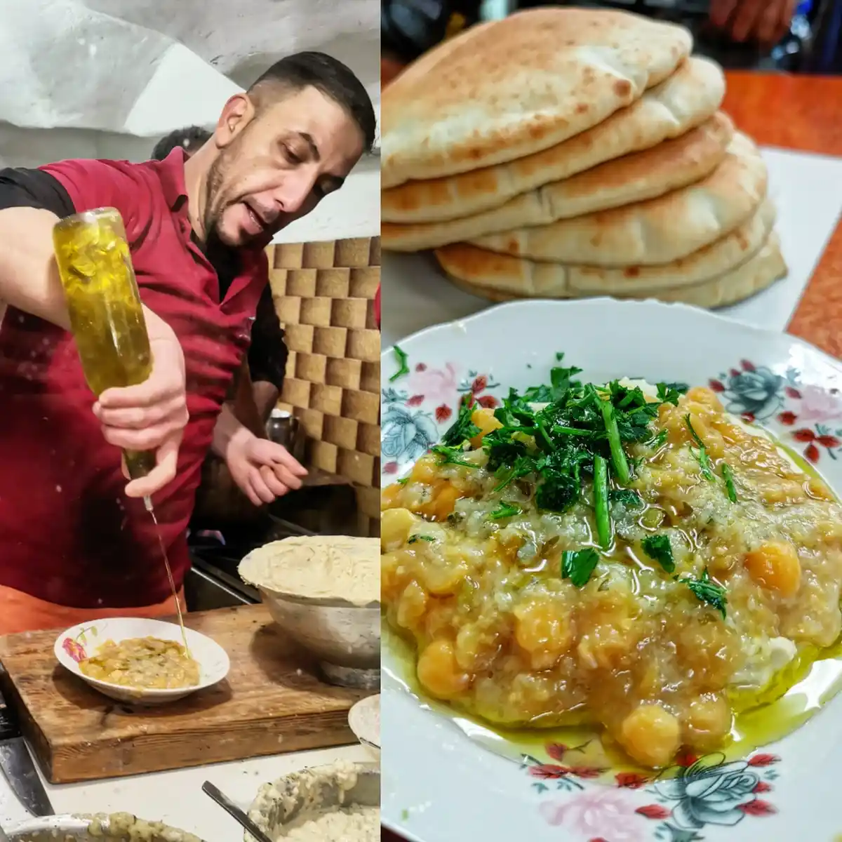 Hummus at the Muslim Quarter.
