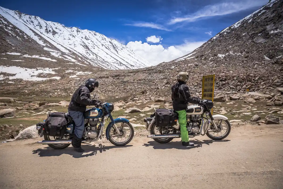 Khardung La pass is one of the highest motorable roads in the world