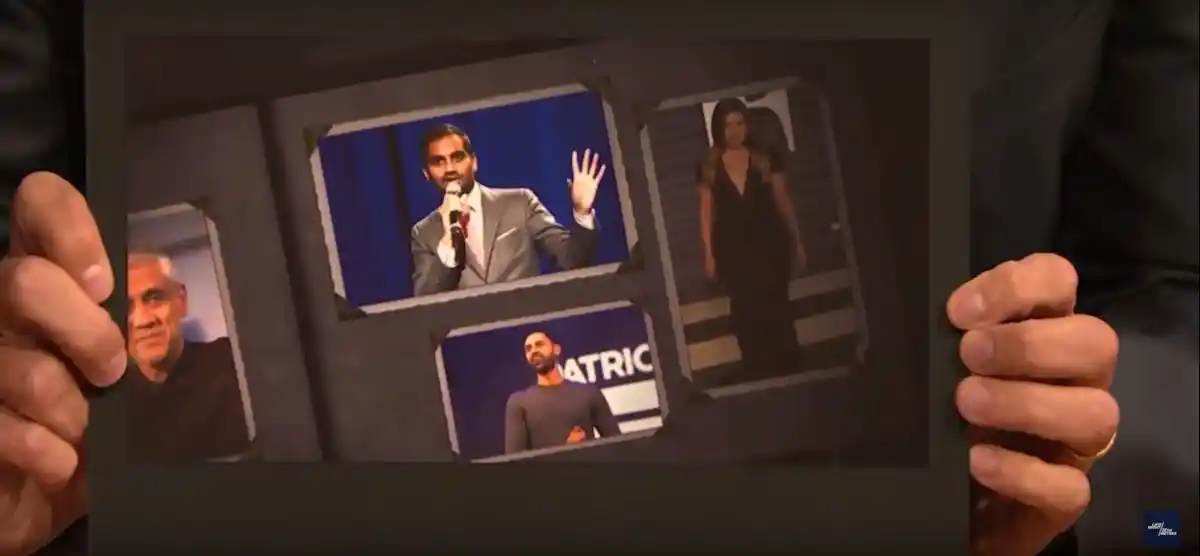 Hasan Minhaj’s picture was used during the ‘Howdy Modi’ event.