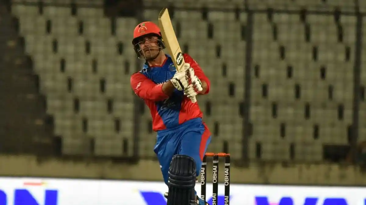 Nabi was dismissed off the last ball for 38 off 18 balls.