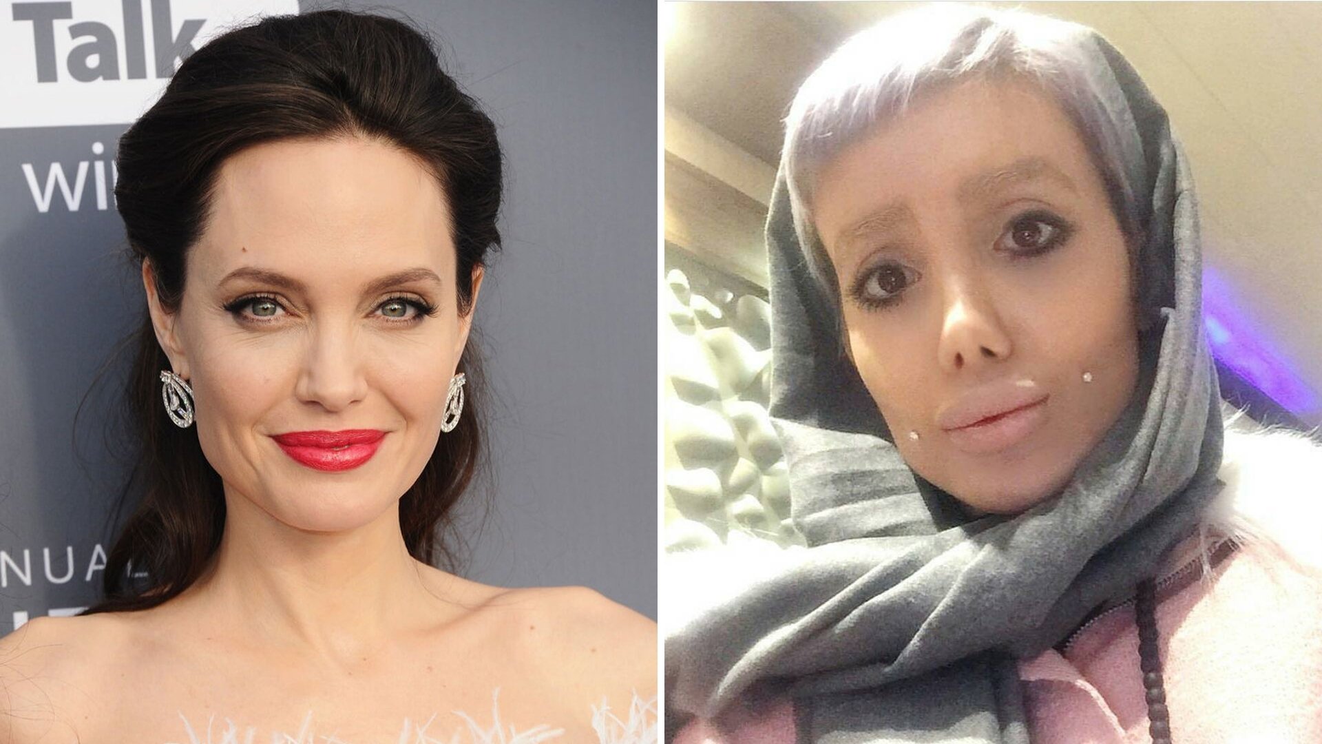 Angelina Jolie Lookalike Sahar Tabar Arrested for Shocking Pics