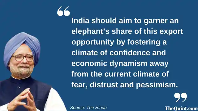 Image result for Fear, distrust among citizens root cause of current economic slowdown Manmohan Singh