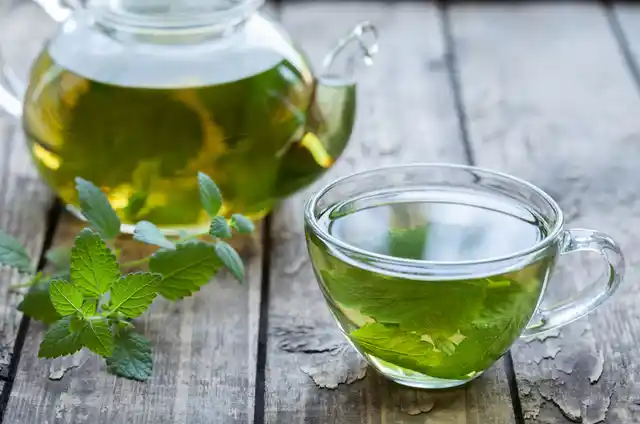 A cup of peppermint tea just before going to bed can relax you.