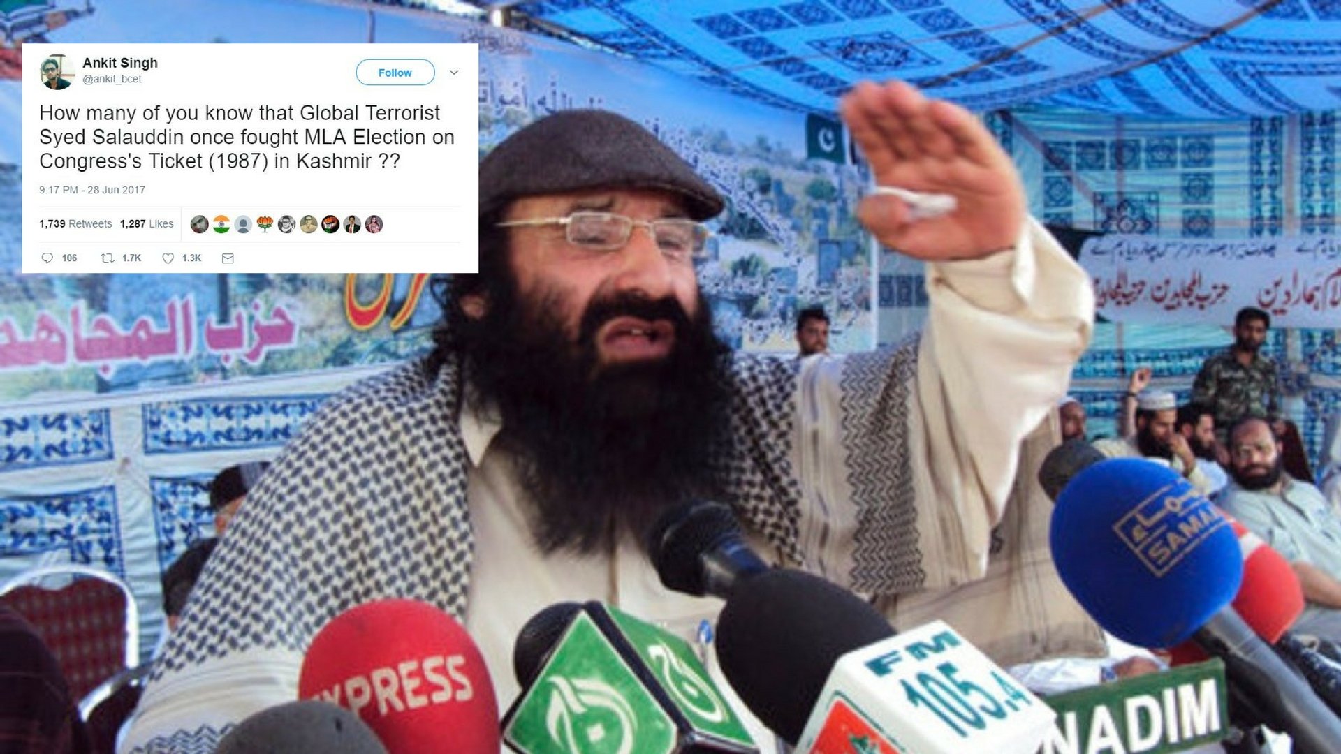 Fake News: Syed Salahuddin Wasn't Offered Congress Ticket 