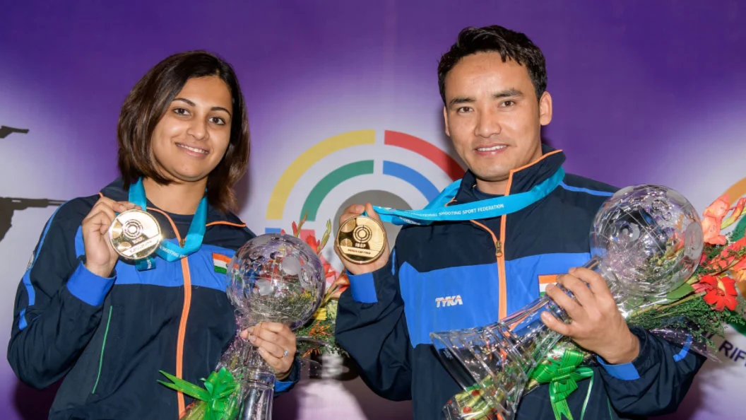 Jitu Rai, Heena Sidhu Win Gold at ISSF Shooting World Cup ...