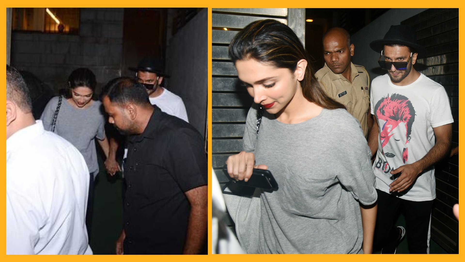 In Pics: Ranveer Escorts Deepika to Her Car Outside Zoya's 