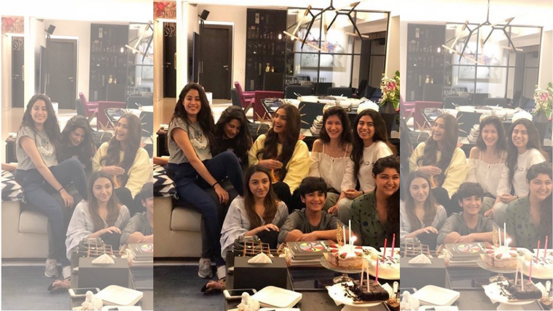 Janhvi Brings In Her Birthday With Cousin Rhea Kapoor 