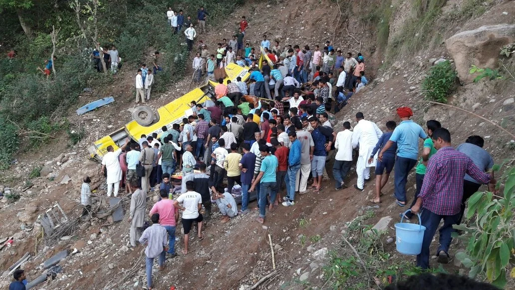 Nurpur Bus Accident Live Updates: Private School Bus Falls ...