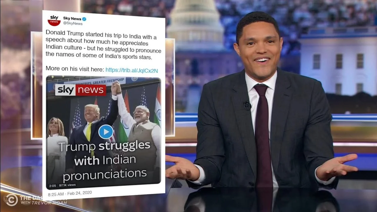 ‘Indians, Don’t be Mad,’ Trevor Noah on Trump’s Mispronunciations thumbnail