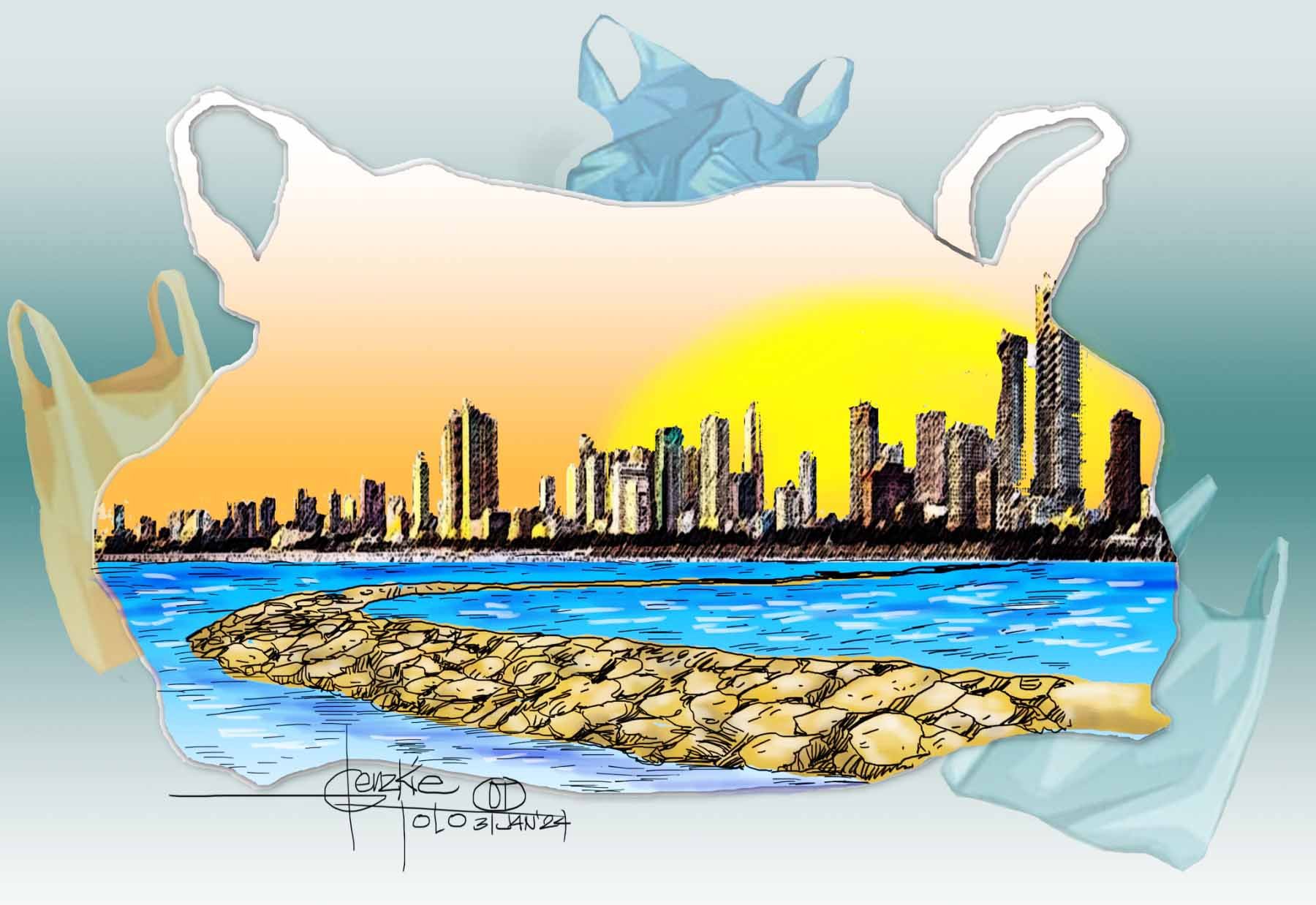 Manila Bay’s plastic plague