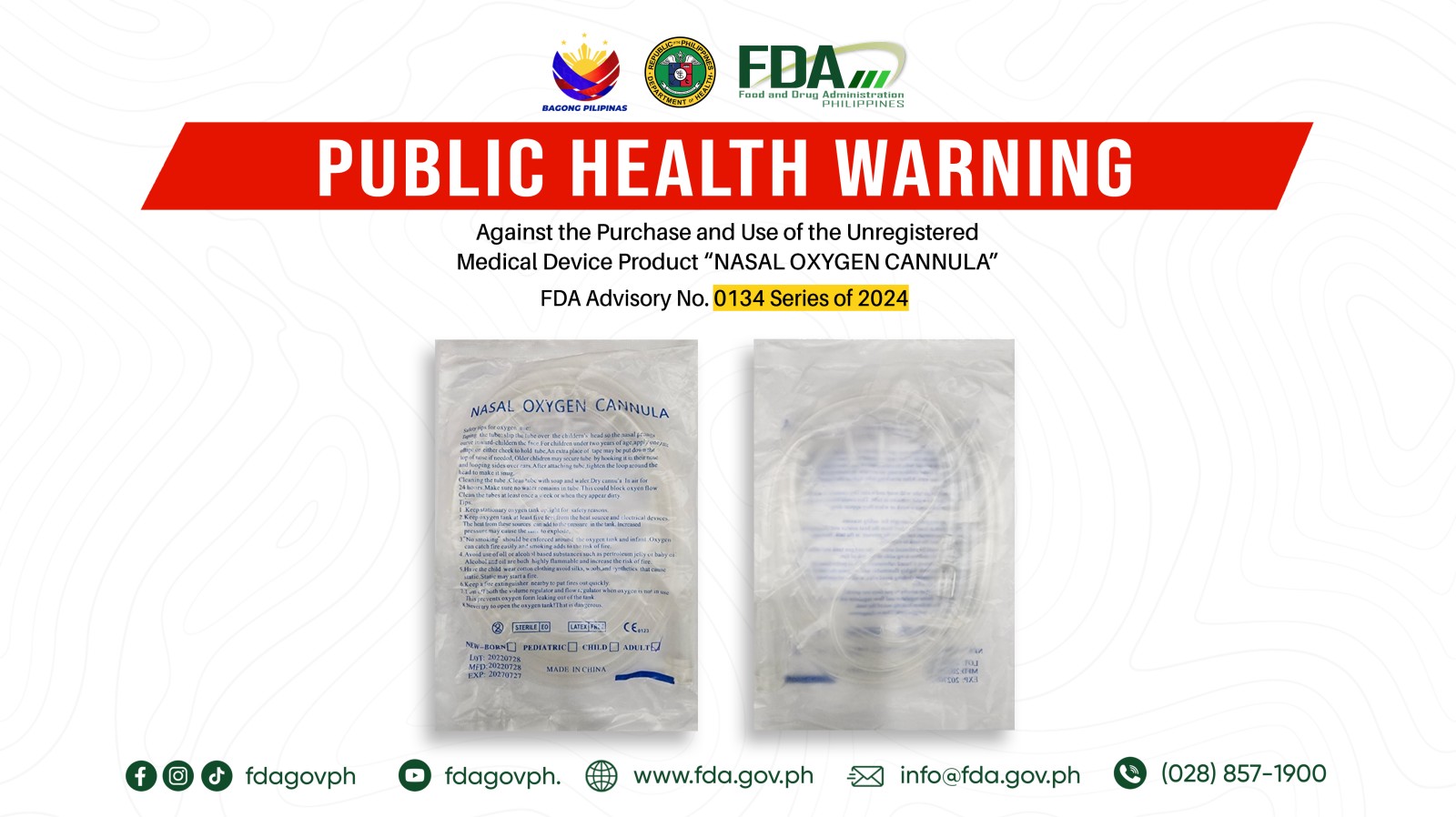 FDA flags purchase, use of unregistered medical device 