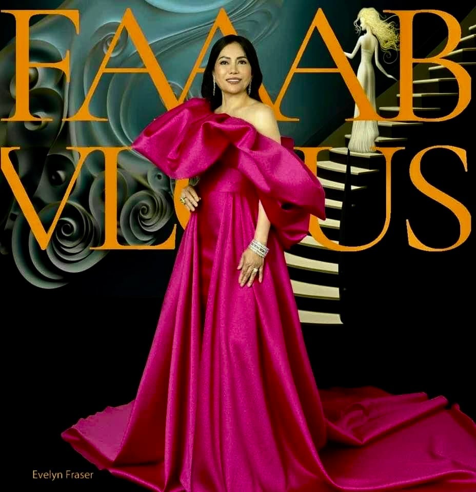 ‘Faaabvlous’ cover girl Evelyn Salazar Fraser.
