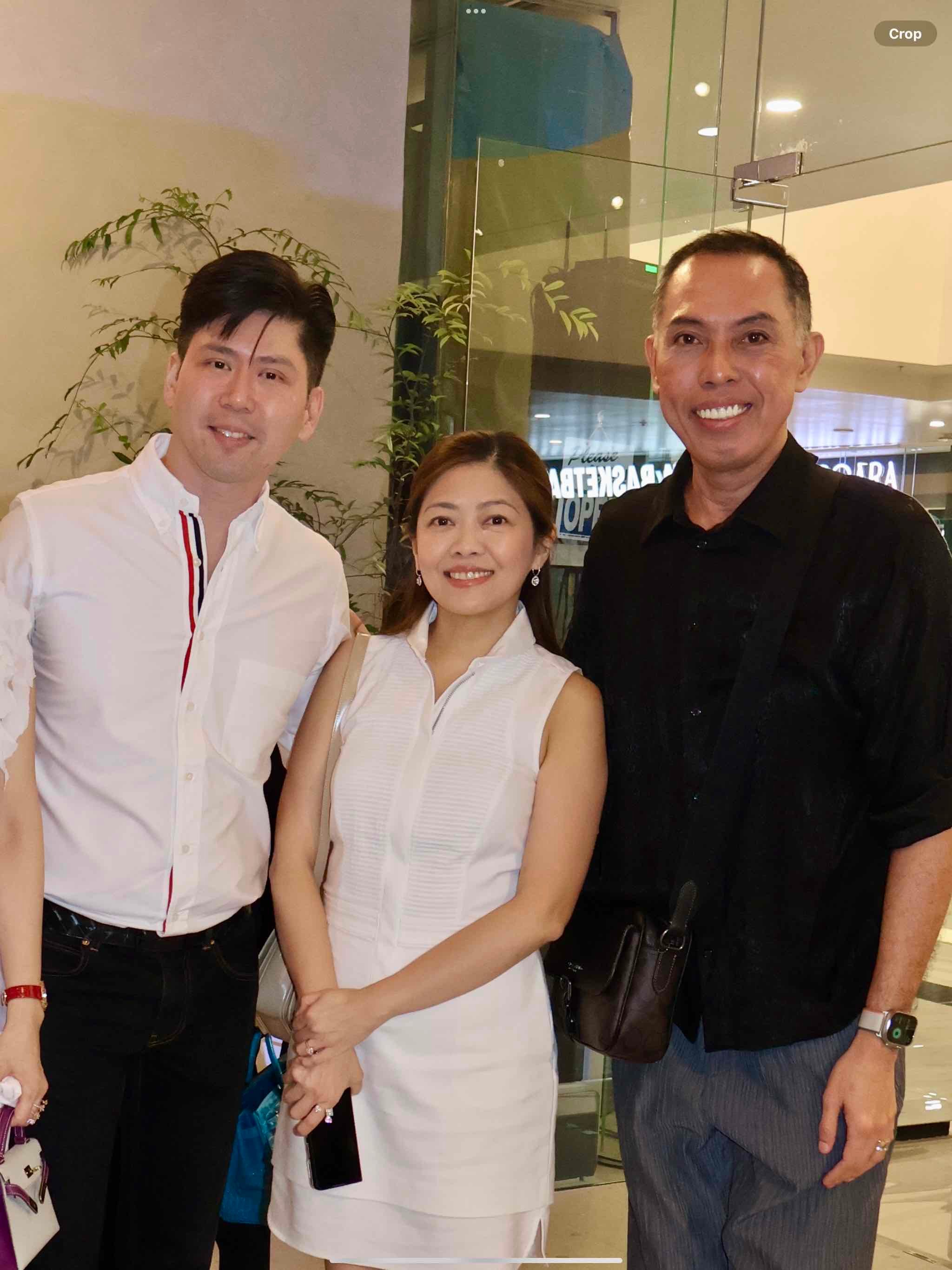 Gerry Sy, Jinky Tobiano and Alex Vergara