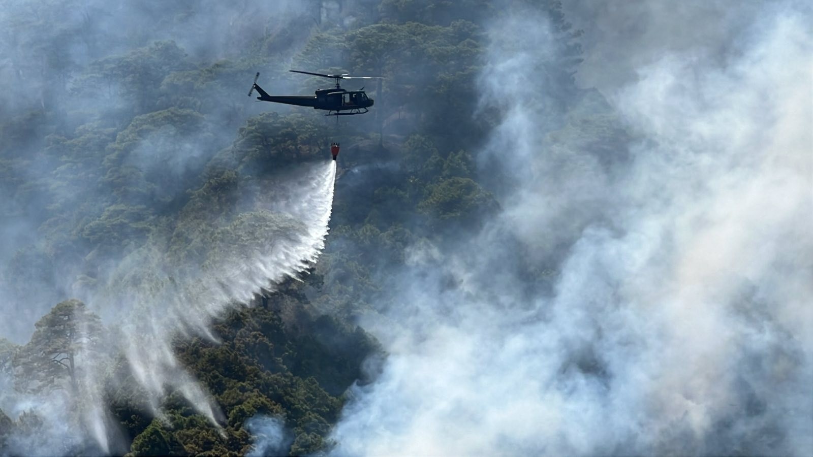 PAF: Itogon forest fire reaches 12 hectares, water drops still ongoing