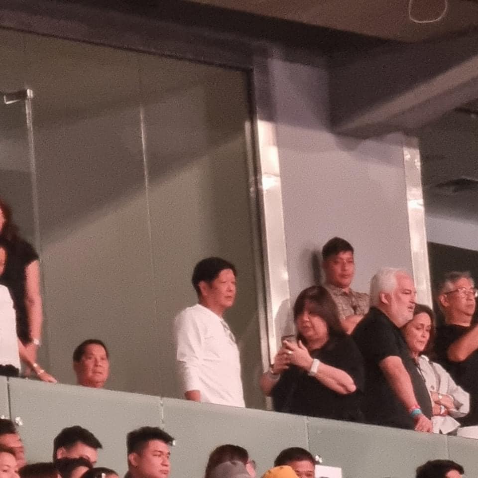 Marcos attends Coldplay concert at Philippine Arena