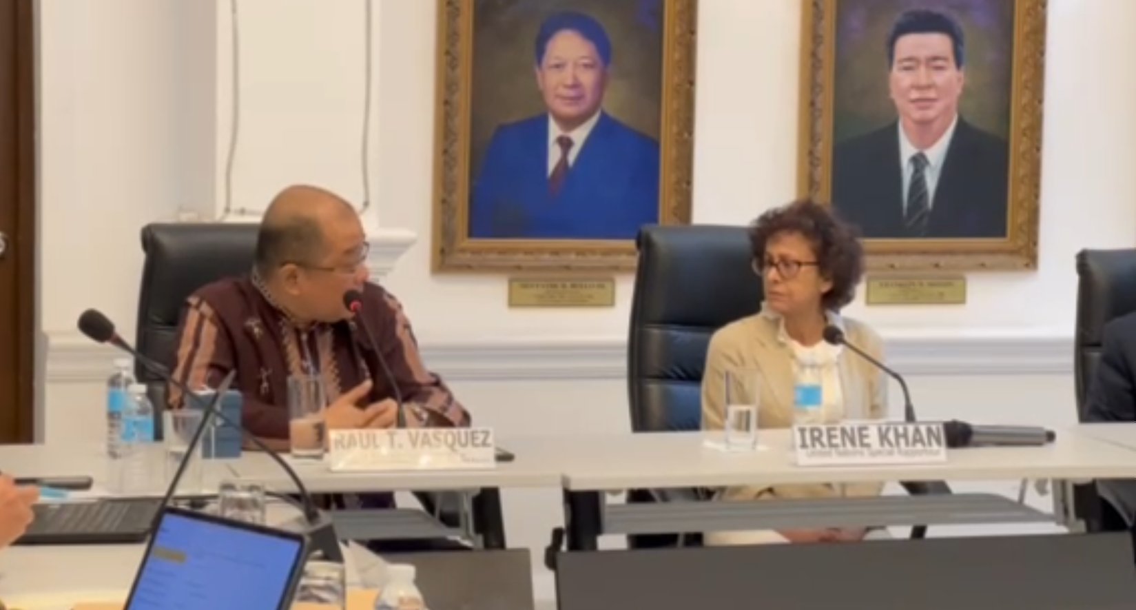 DOJ says dialogue with UN Special Rapporteur Irene Khan is 'comprehensive'