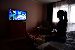 Belgorod evacuees shelter in hotel amid Kyiv attacks