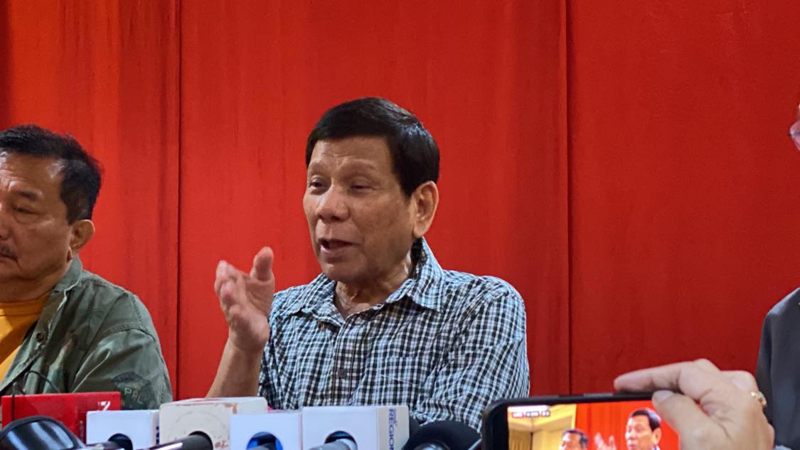 Digong to supporters: Don’t fight