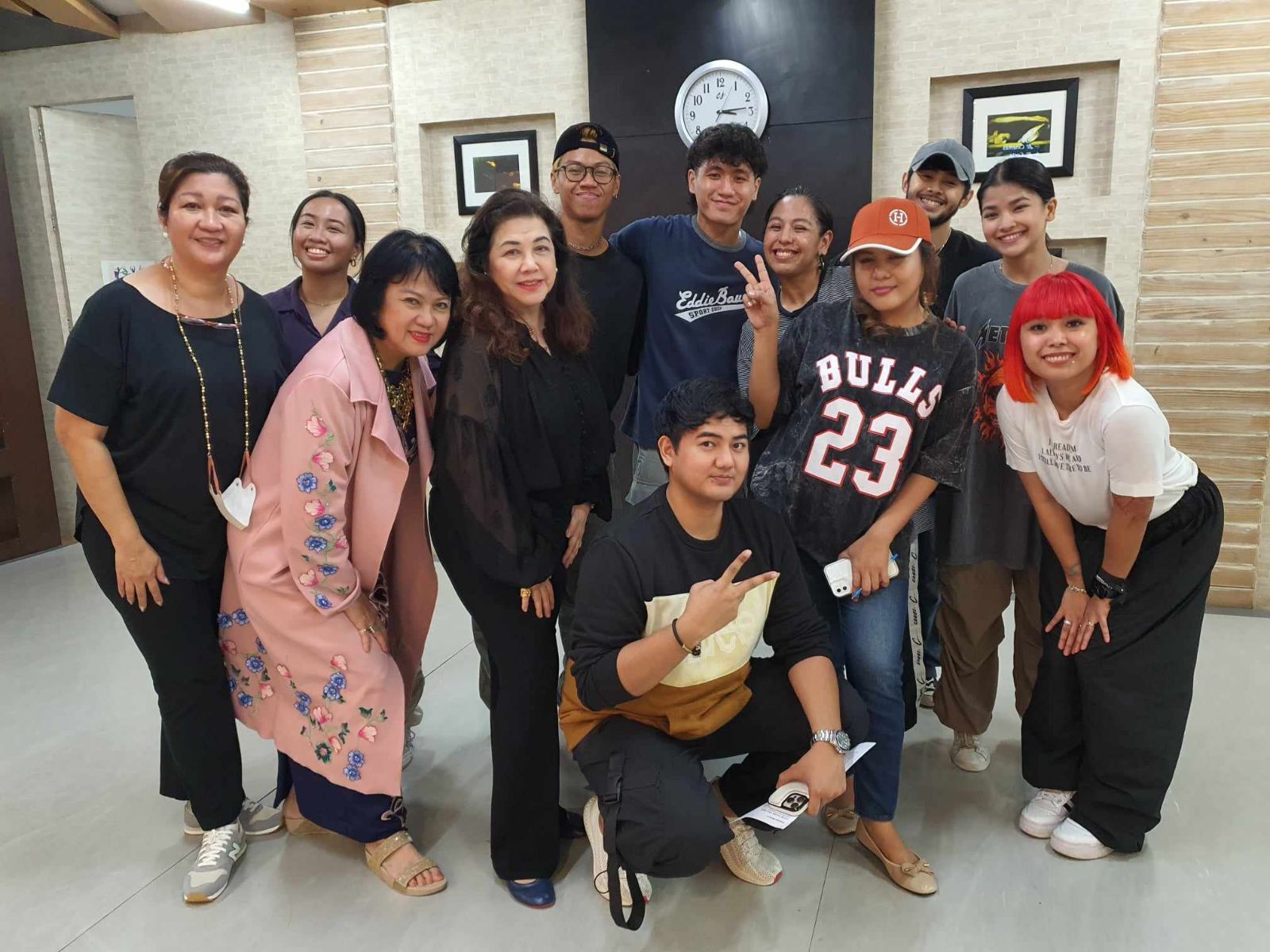 Rehersals with director Noemi Silangcruz, Laarni Lozada, Miguel Guila, Axis Dancers with founder, creative director, Nesly Ann Alcantara. Rosemarie Lim, Carol C Villar.