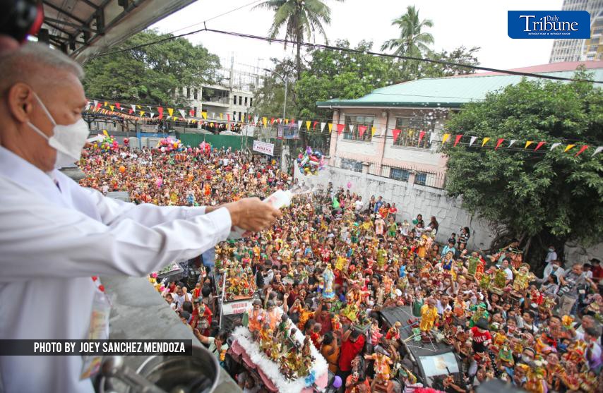 BLESSING OF STO. NIÑO STATUES IN TONDO
