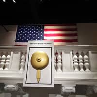 Replicas, such as this New York Stock Exchange bell, can be seen at RiseNY. | PHOTOGRAPHS BY Jocelyn Dimaculangan FOR THE DAILY TRIBUNE
