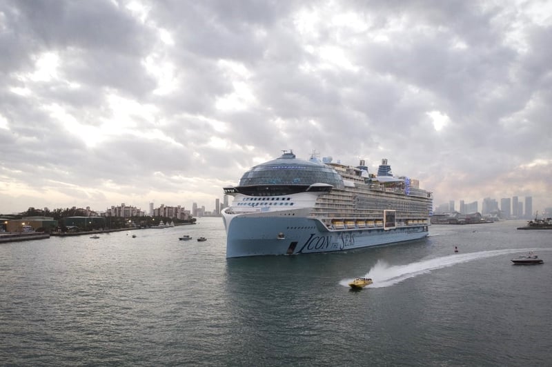 Royal Caribbean's 'Icon,' world's largest cruise ship, sets sail